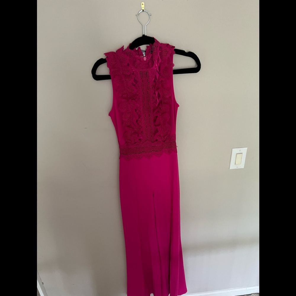 Looking for a perfect night out pink jumpsuit